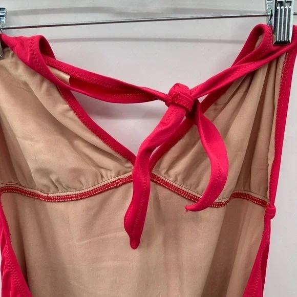 J CREW tie neck one piece swimsuit. X-LARGE - Picture 4 of 7